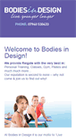 Mobile Screenshot of bodiesindesign.com